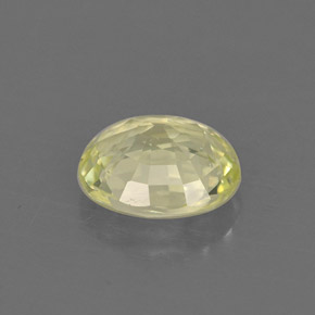 0,87 ctw natürlicher grüner Chrysoberyll, Oval Schliff, VVS-VS