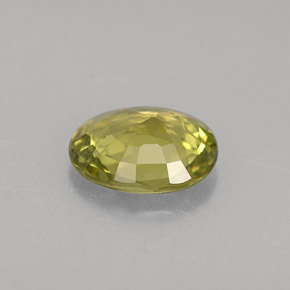 0,66 ctw natürlicher grüner Chrysoberyll, Oval Schliff, VVS-VS