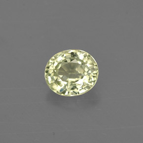 0,54 ctw natürlicher grüner Chrysoberyll, Oval Schliff, VVS