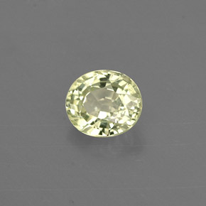 0,54 ctw natürlicher grüner Chrysoberyll, Oval Schliff, VVS