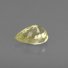 0,58 ctw natürlicher gelber Chrysoberyll, Birnenform, VS-SI