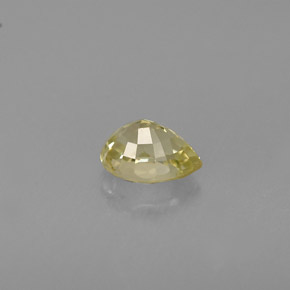 0,53 ctw natürlicher gelber Chrysoberyll, Birnenform, VVS-VS