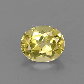 0,72 ctw natürlicher gelber Chrysoberyll, Oval Schliff, VVS-VS