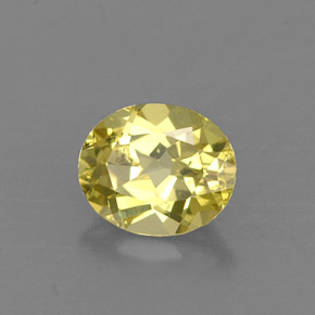 0,72 ctw natürlicher gelber Chrysoberyll, Oval Schliff, VVS-VS