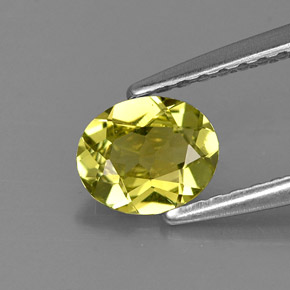 0,57 ctw natürlicher grüner Chrysoberyll, Oval Schliff, VVS