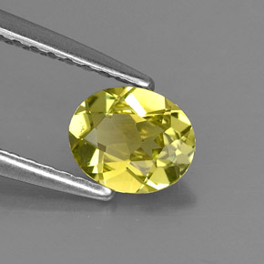 0,57 ctw natürlicher grüner Chrysoberyll, Oval Schliff, VVS
