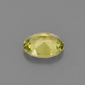 0,57 ctw natürlicher grüner Chrysoberyll, Oval Schliff, VVS
