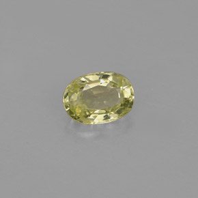 9,17 ctw natürlicher gold-grün Chrysoberyll, Oval Schliff, VVS-VS