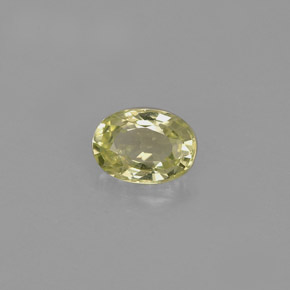 9,17 ctw natürlicher gold-grün Chrysoberyll, Oval Schliff, VVS-VS