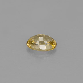0,65 ctw natürlicher gelber Chrysoberyll, Oval Schliff, VVS-VS