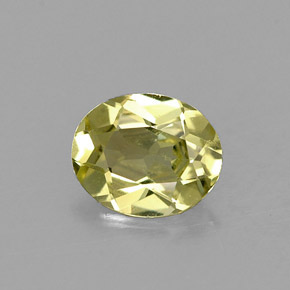 0,66 ctw natürlicher grüner Chrysoberyll, Oval Schliff, VVS