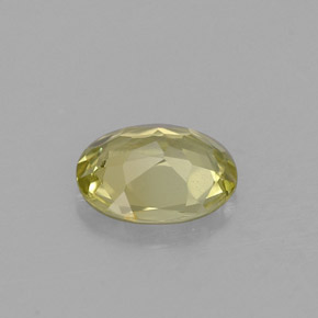 0,66 ctw natürlicher grüner Chrysoberyll, Oval Schliff, VVS