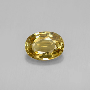 0,96 ctw natürlicher gelber Chrysoberyll, Oval Schliff, VVS