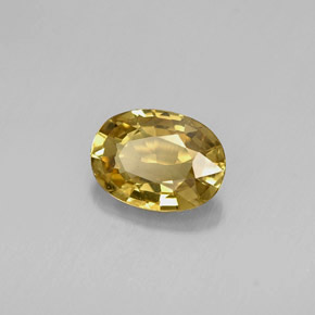 0,96 ctw natürlicher gelber Chrysoberyll, Oval Schliff, VVS