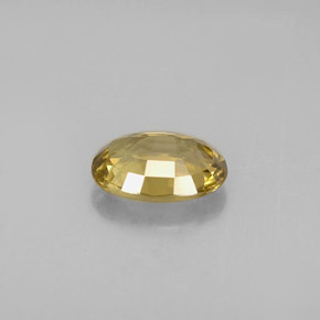 0,96 ctw natürlicher gelber Chrysoberyll, Oval Schliff, VVS