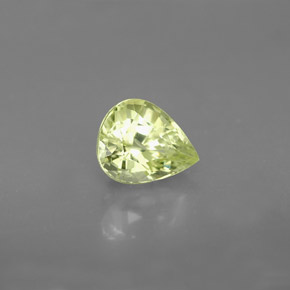 1,46 ctw natürlicher grüner Chrysoberyll, Birnenform, VVS-VS