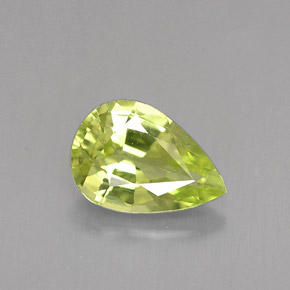 1,07 ctw natürlicher grüner Chrysoberyll, Birnenform, VVS-VS