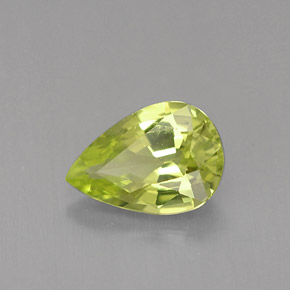 1,07 ctw natürlicher grüner Chrysoberyll, Birnenform, VVS-VS