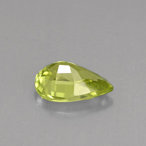 1,07 ctw natürlicher grüner Chrysoberyll, Birnenform, VVS-VS