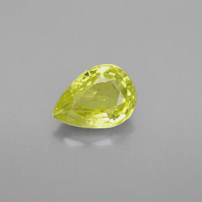 1,44 ctw natürlicher gelber Chrysoberyll, Birnenform, VVS-VS