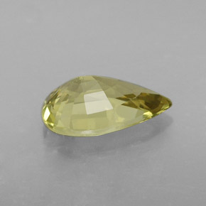 1,37 ctw natürlicher gelber Chrysoberyll, Birnenform, VVS-VS