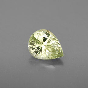 1,50 ctw natürlicher grüner Chrysoberyll, Birnenform, VVS