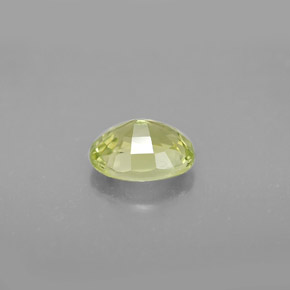 1,38 ctw natürlicher grüner Chrysoberyll, Oval Schliff, VVS
