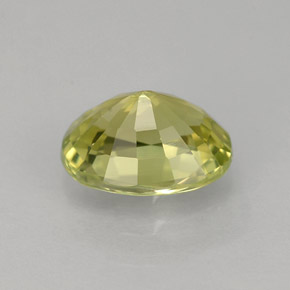1,45 ctw natürlicher gelber Chrysoberyll, Oval Schliff, VVS