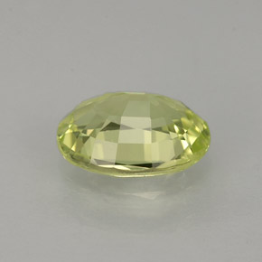 1,26 ctw natürlicher grüner Chrysoberyll, Oval Schliff, IF