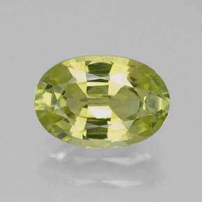 1,42 ctw natürlicher gelber Chrysoberyll, Oval Schliff, VVS-VS