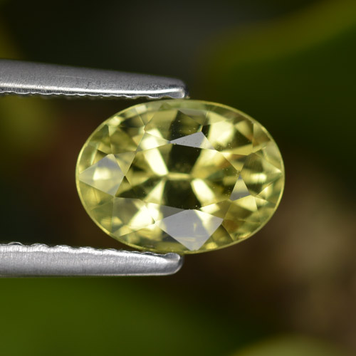 1,41 ctw natürlicher gelber Chrysoberyll, Oval Schliff, VVS-VS