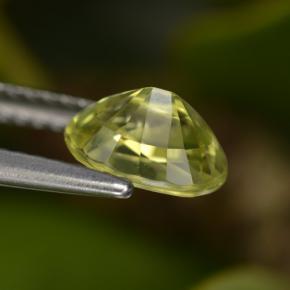 1,41 ctw natürlicher gelber Chrysoberyll, Oval Schliff, VVS-VS