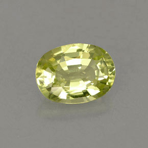 1,40 ctw natürlicher Gold Chrysoberyll, Oval Schliff, VVS-VS