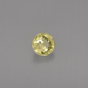 0,46 ctw natürlicher gelber Chrysoberyll, Rundschliff, VVS-VS
