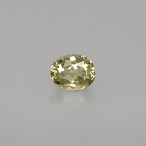 0,46 ctw natürlicher grüner Chrysoberyll, Oval Schliff, VVS-VS