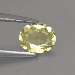 0,57 ctw natürlicher gelber Chrysoberyll, Oval Schliff, VVS-VS