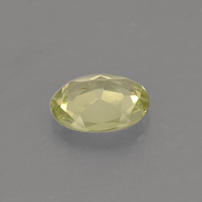 0,57 ctw natürlicher gelber Chrysoberyll, Oval Schliff, VVS-VS