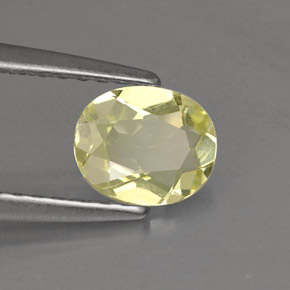 0,62 ctw natürlicher gelber Chrysoberyll, Oval Schliff, VVS-VS
