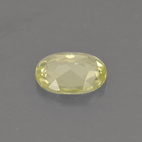0,62 ctw natürlicher gelber Chrysoberyll, Oval Schliff, VVS-VS