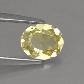 0,68 ctw natürlicher gelber Chrysoberyll, Oval Schliff, VS