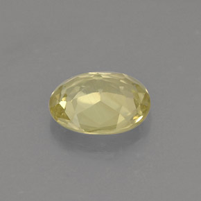 0,68 ctw natürlicher gelber Chrysoberyll, Oval Schliff, VS