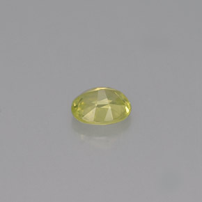 0,45 ctw natürlicher gelber Chrysoberyll, Oval Schliff, VS
