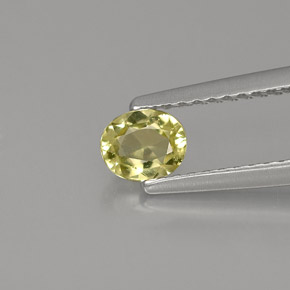 0,44 ctw natürlicher grüner Chrysoberyll, Oval Schliff, VS