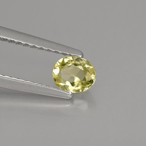 0,44 ctw natürlicher grüner Chrysoberyll, Oval Schliff, VS