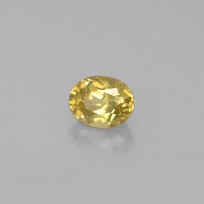 0,70 ctw natürlicher gelber Chrysoberyll, Oval Schliff, VVS-VS