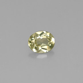 0,52 ctw natürlicher grüner Chrysoberyll, Oval Schliff, VS