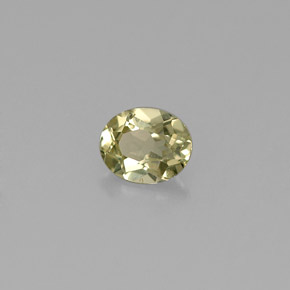 0,52 ctw natürlicher grüner Chrysoberyll, Oval Schliff, VS