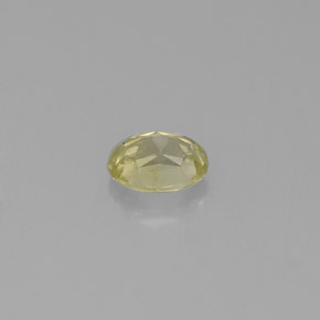 0,53 ctw natürlicher grüner Chrysoberyll, Oval Schliff, VS