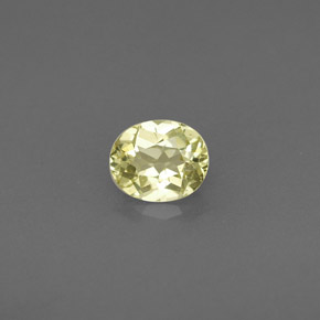 0,45 ctw natürlicher gelber Chrysoberyll, Oval Schliff, VS