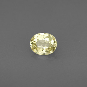 0,45 ctw natürlicher gelber Chrysoberyll, Oval Schliff, VS